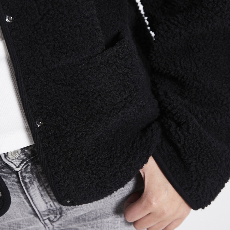 Pile jacket "Alex" Black